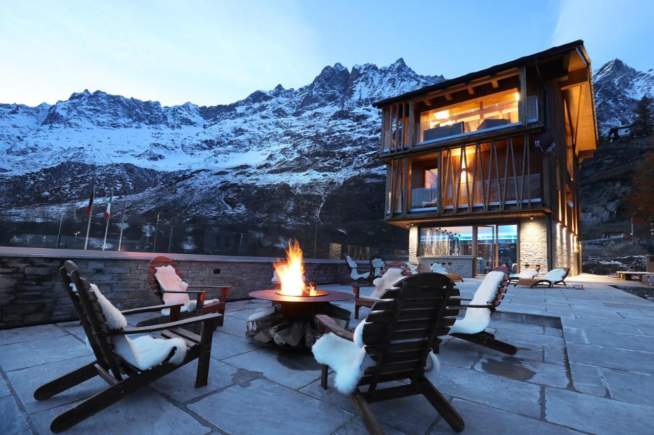 Chalet Blanc Breuil-Cervinia Exterior foto